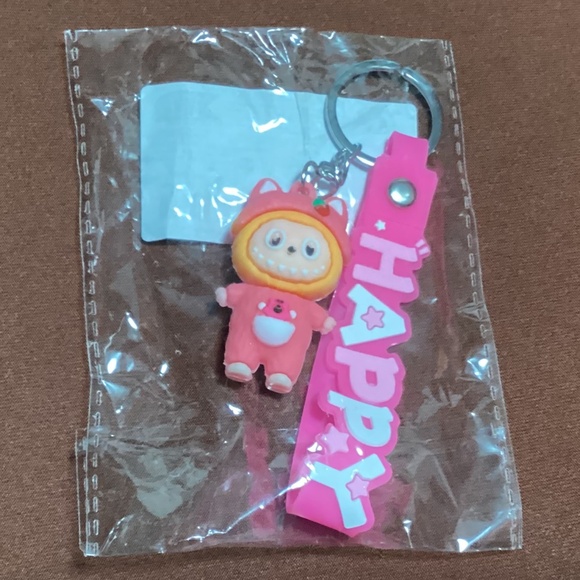 Fashionable Durable Plastic Keychain New - Picture 1 of 11